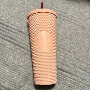 Starbucks light Pink Apricot 2024 Easter Puerto Rico Studded Bling Venti New